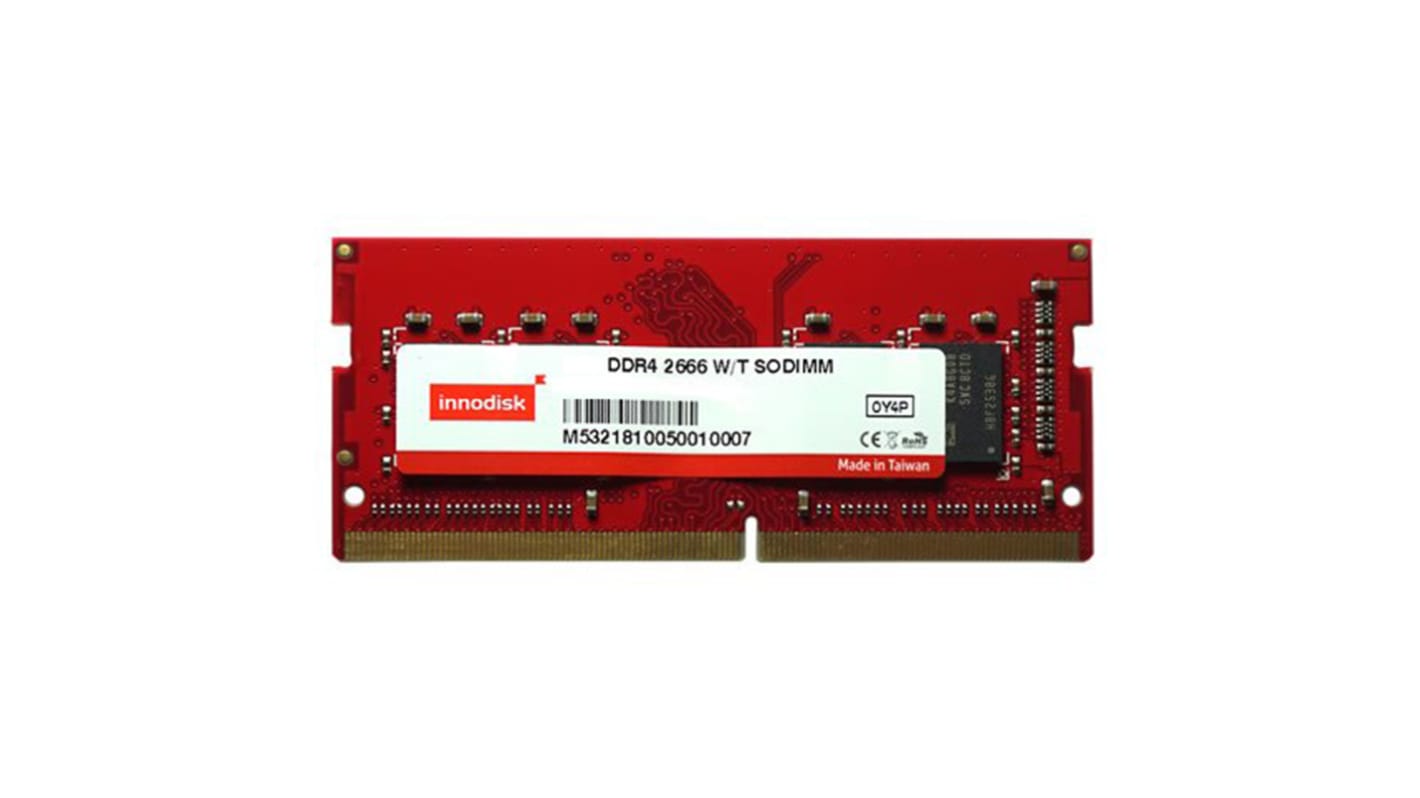 Memoria RAM InnoDisk 4 GB Sí Ordenador portátil, 2666MHZ