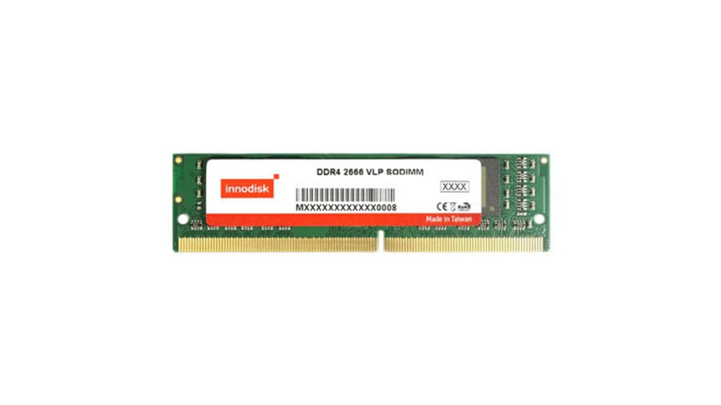 Memoria RAM InnoDisk 8 GB Sí Ordenador portátil, 2666MHZ