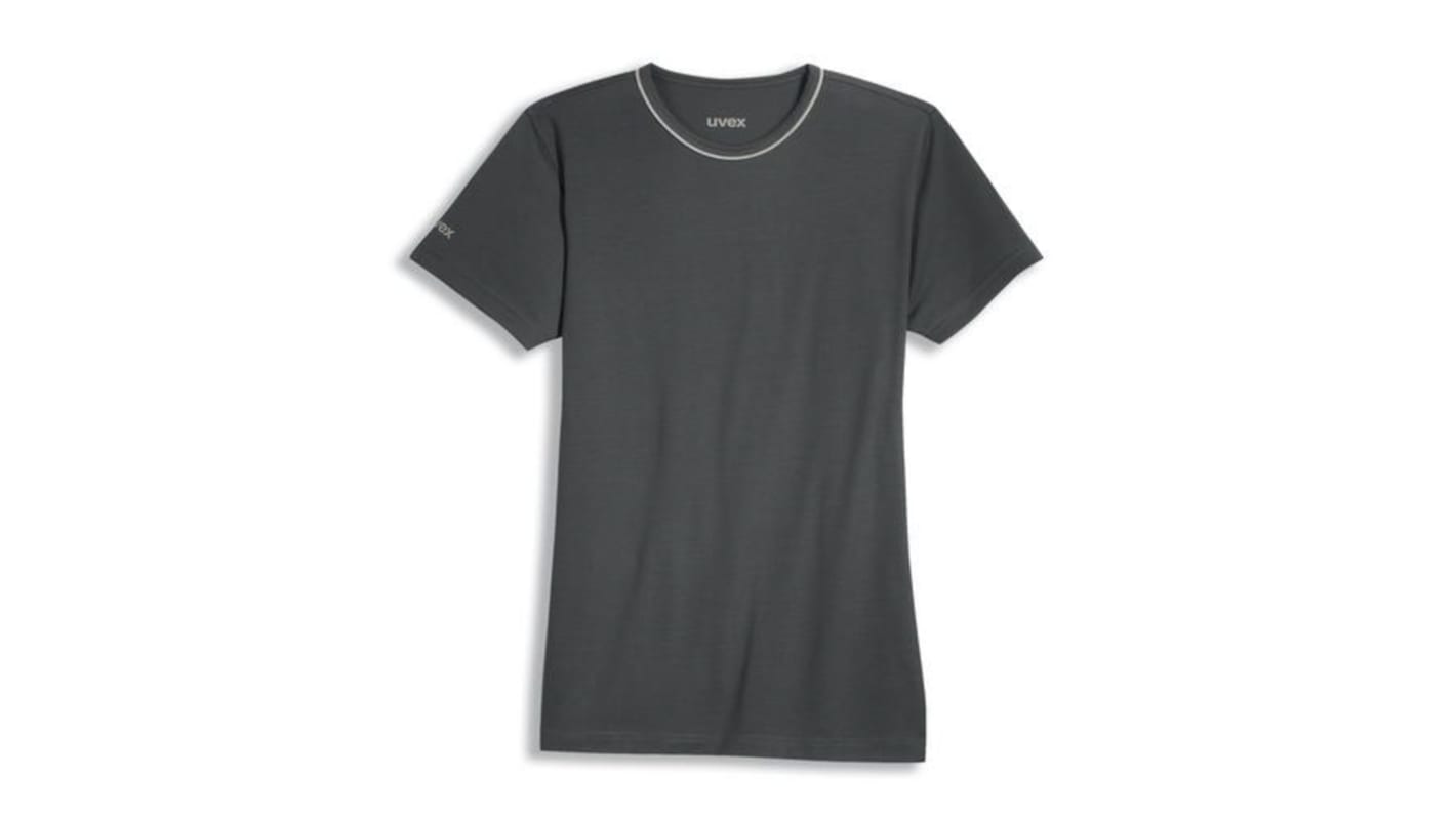 Uvex 8915 Unisex T-Shirt, Polyester, Tencel Grau, Größe XL