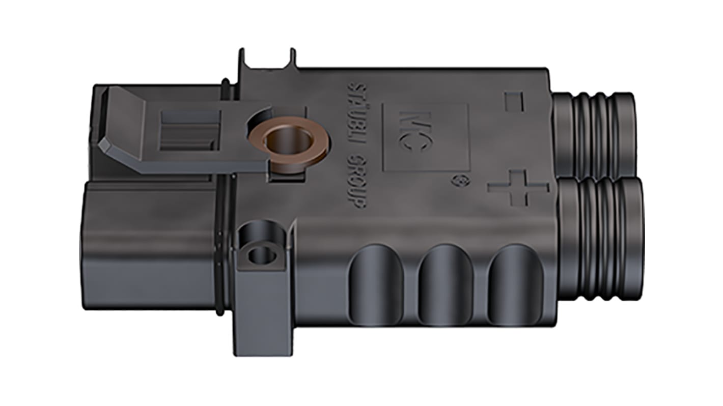 Staubli Circular Connector, 2 Contacts, Cable Mount, Socket, Female, TBC Series