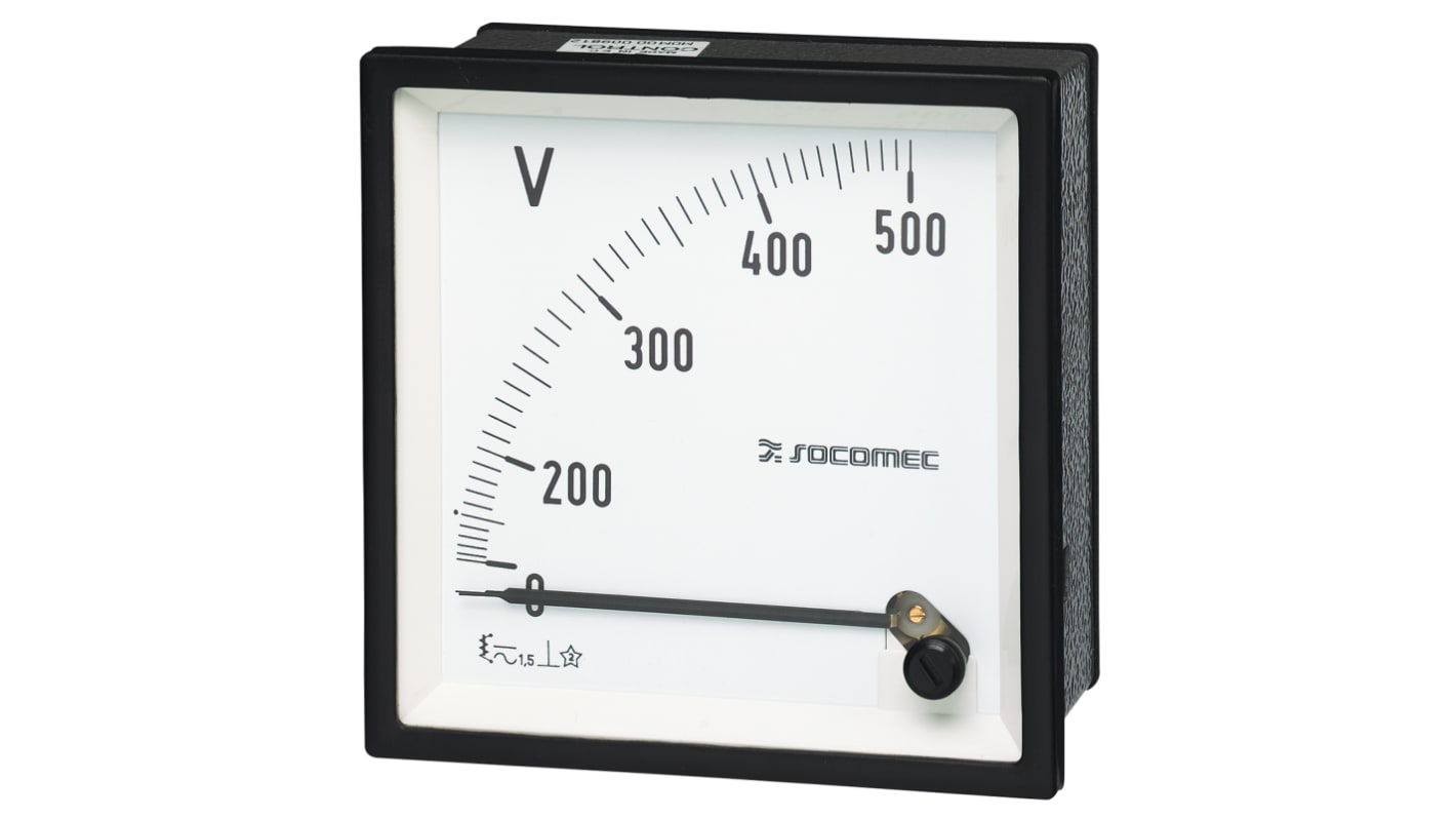 Voltmetro analogico Socomec