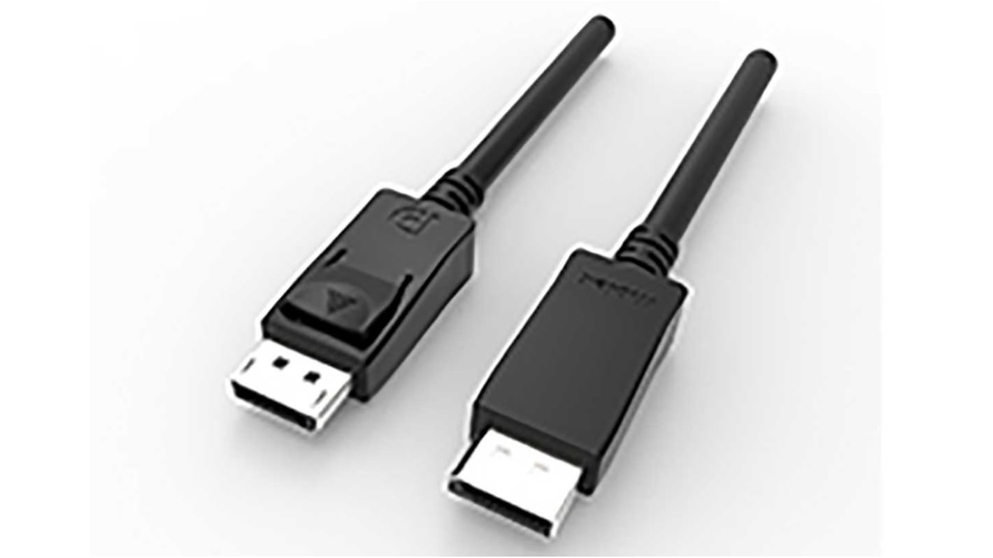 Molex DisplayPort kábel, Külső menetes-Külső menetes, 2m