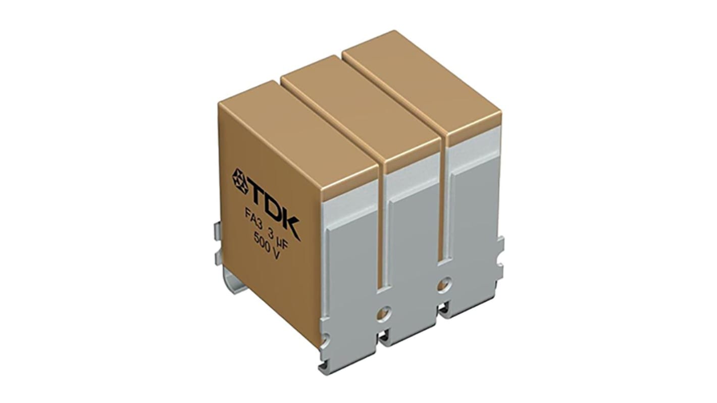 TDK CeraLink FA MLCC, 1.5μF, ±20%, 700V dc, Dielectrikum: PLZT, Kapsling: FA3, SMD