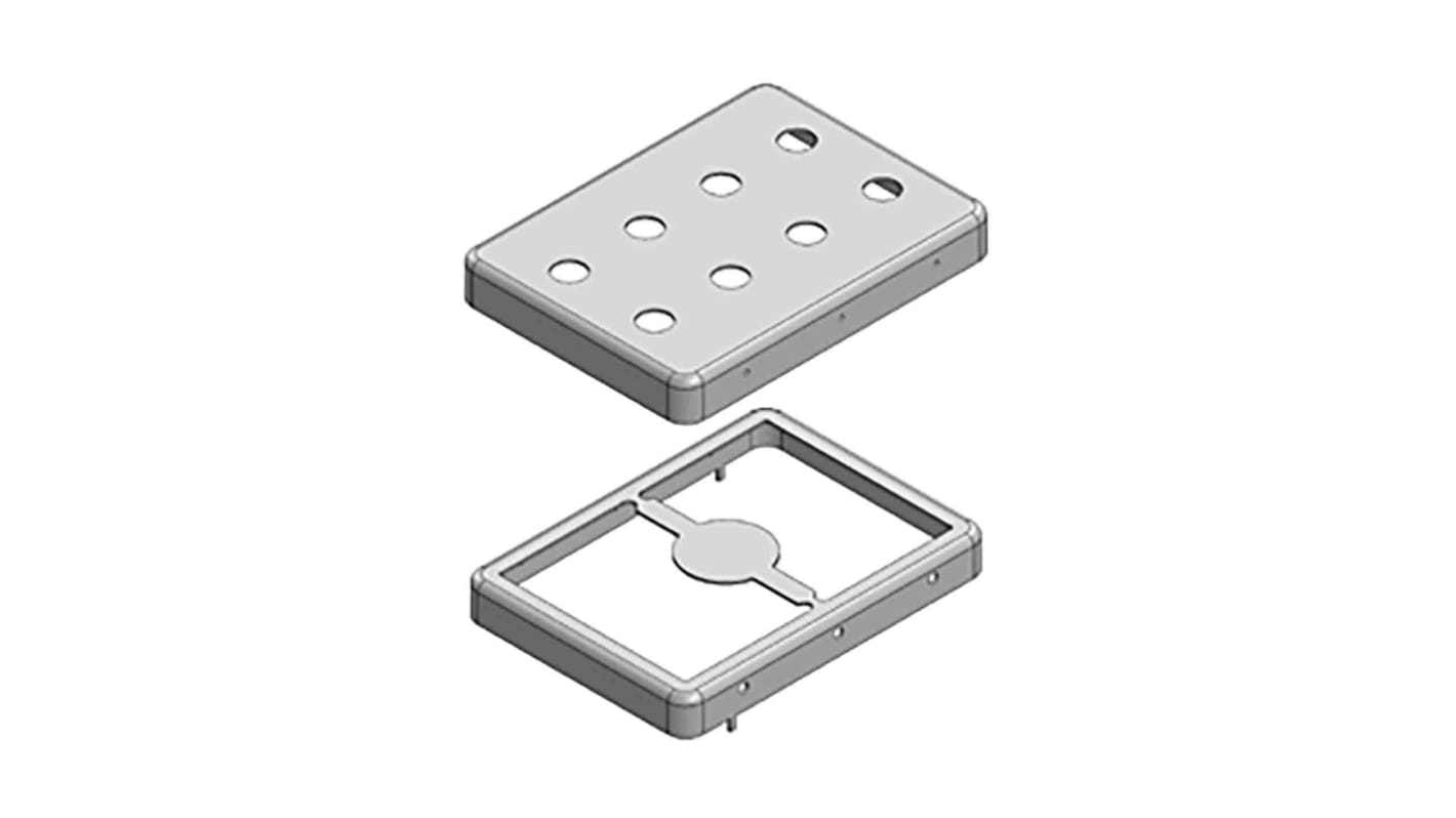 Masach Tech Tin Two Piece Shield, 32.3 x 23.8 x 3.7mm