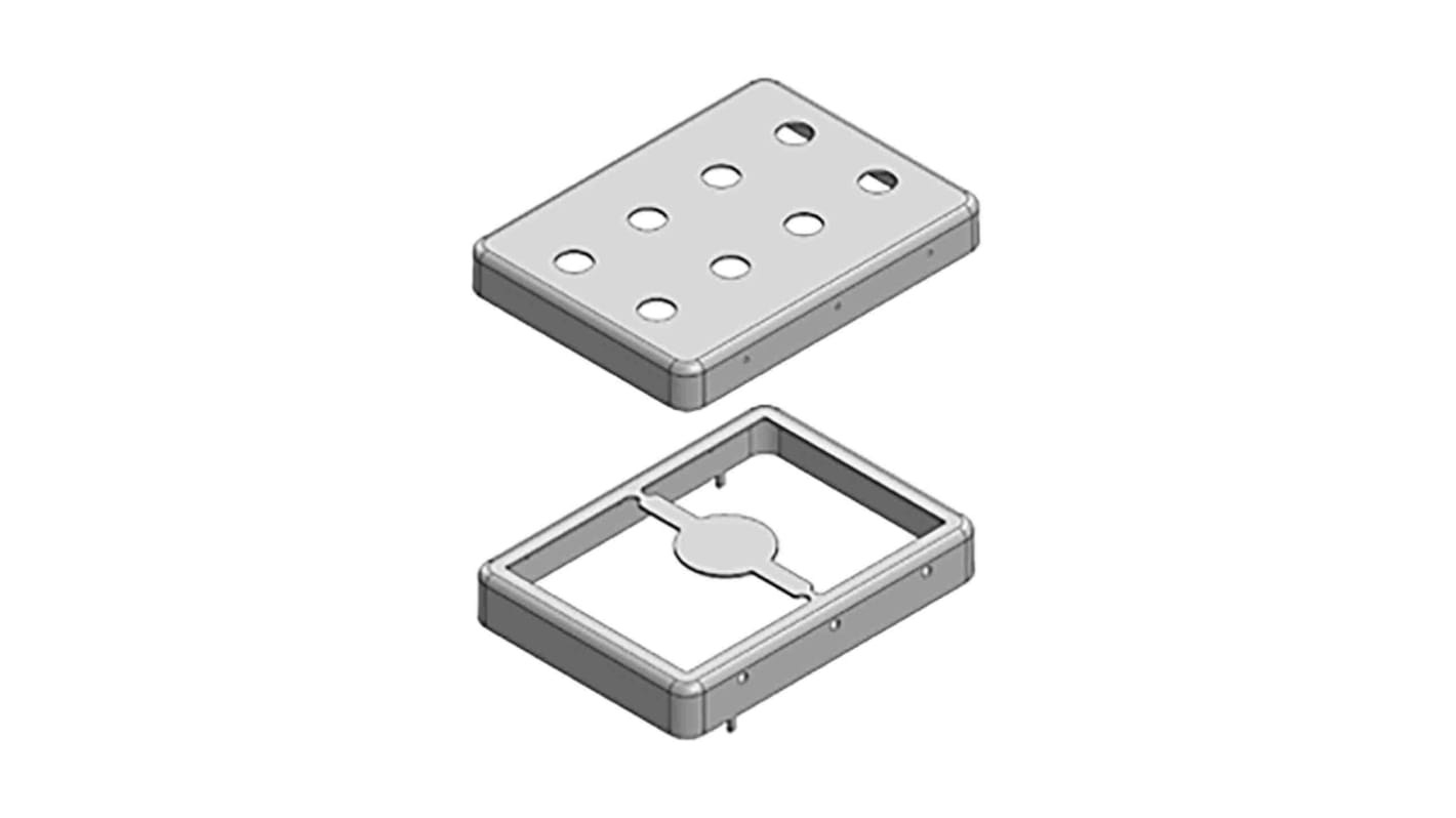 Masach Tech Tin Two Piece Shield, 32.3 x 23.8 x 4.7mm