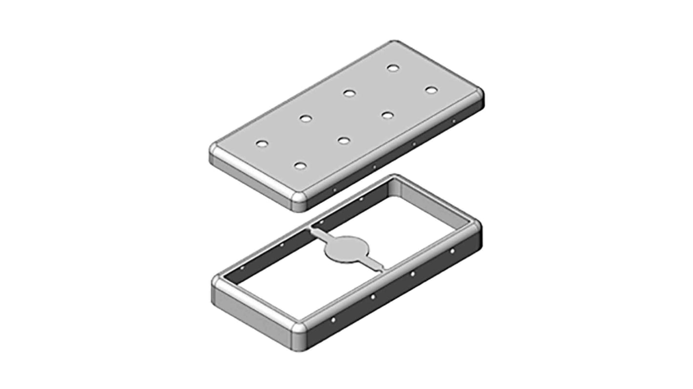 Masach Tech Tin Two Piece Shield, 47.3 x 23.3 x 5.3mm