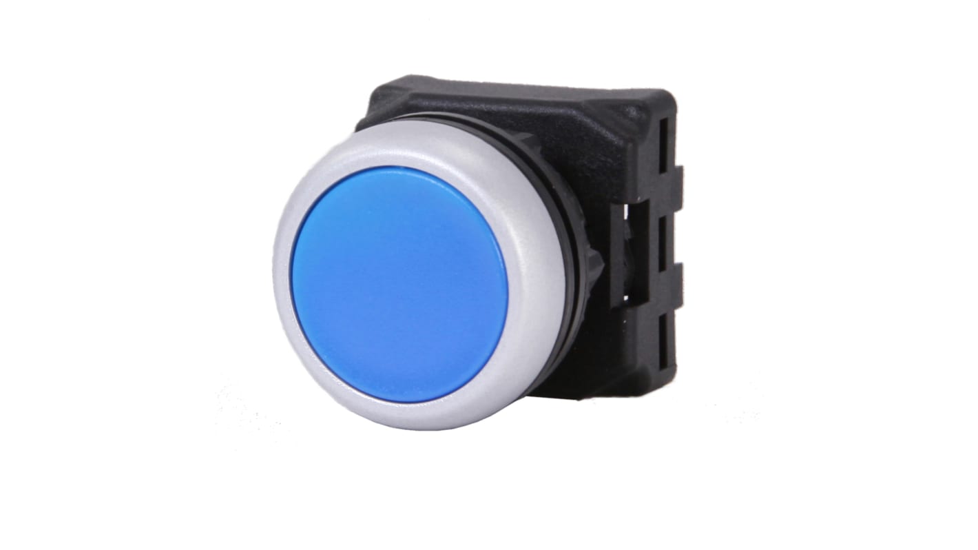 RS PRO Blue Spring Return Push Button Head, 22mm Cutout, IP65