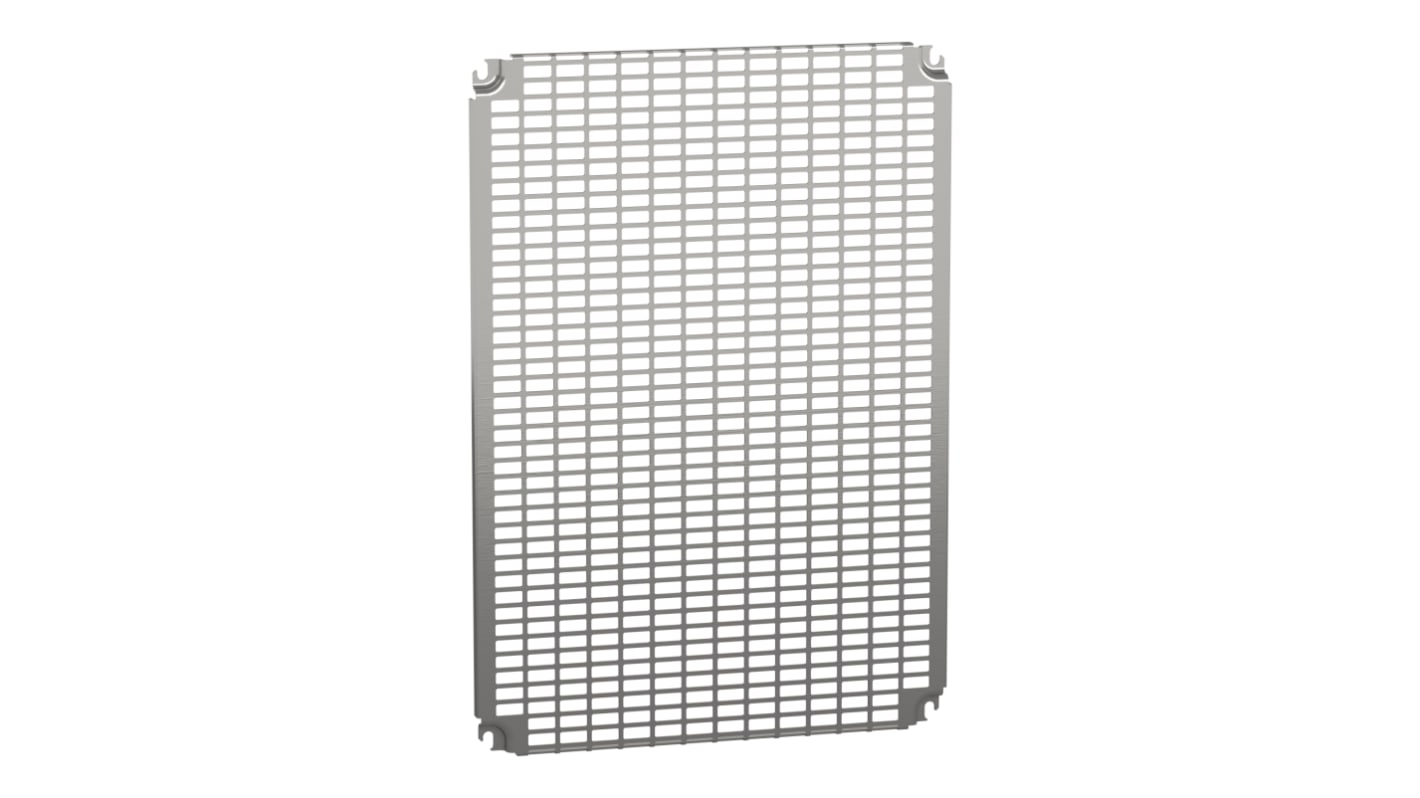 Schneider Electric Steel Perforated Mounting Plate, 645mm H, 451mm W, 15mm L for Use with Spacial CRN, Thalassa PLM