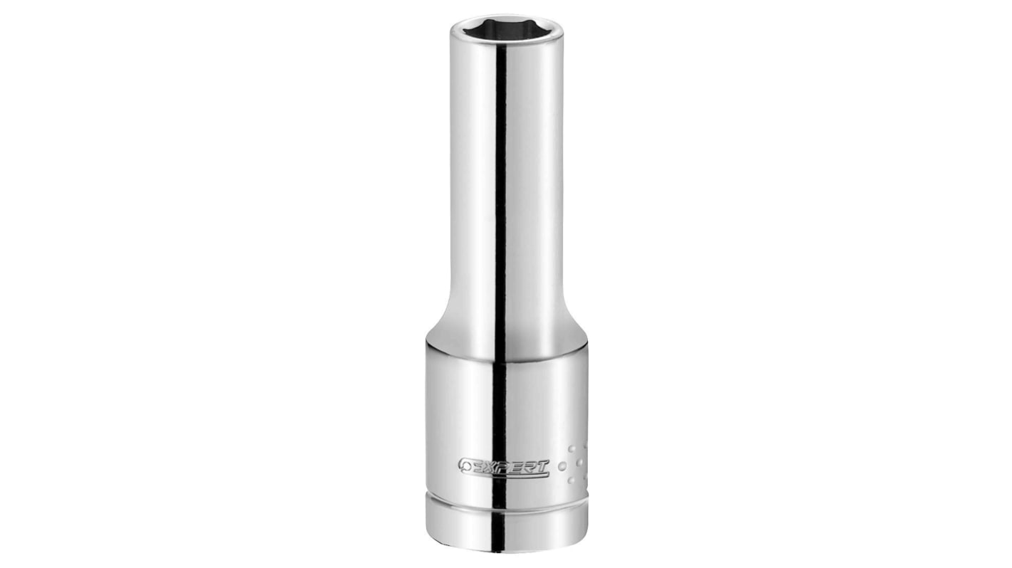 Expert by Facom 1/4 in Drive 12mm Deep Socket, 6 point, 49.5 mm Overall Length