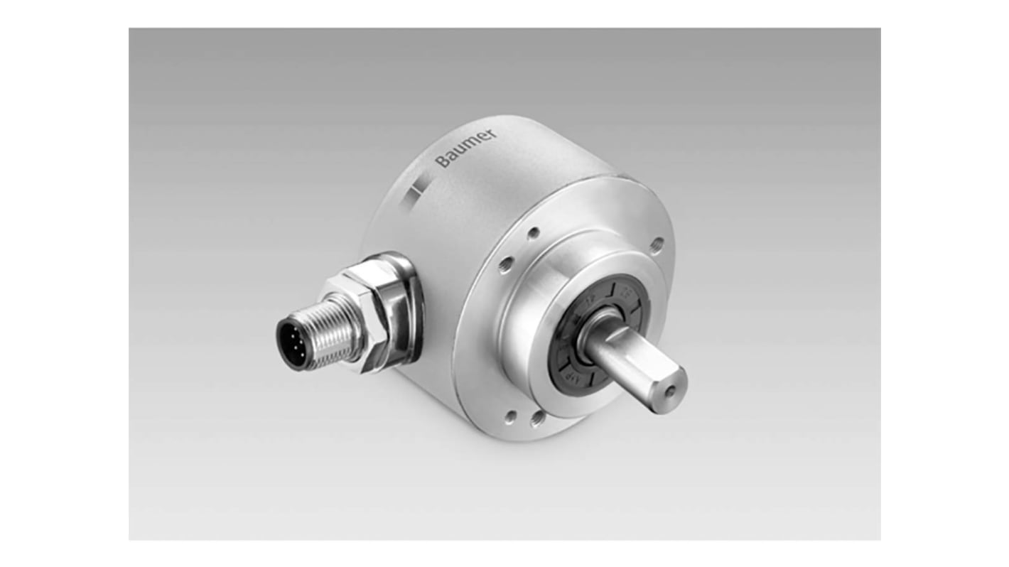 Baumer EAM580 Series Magnetic Absolute Encoder, Solid Type, 10mm Shaft