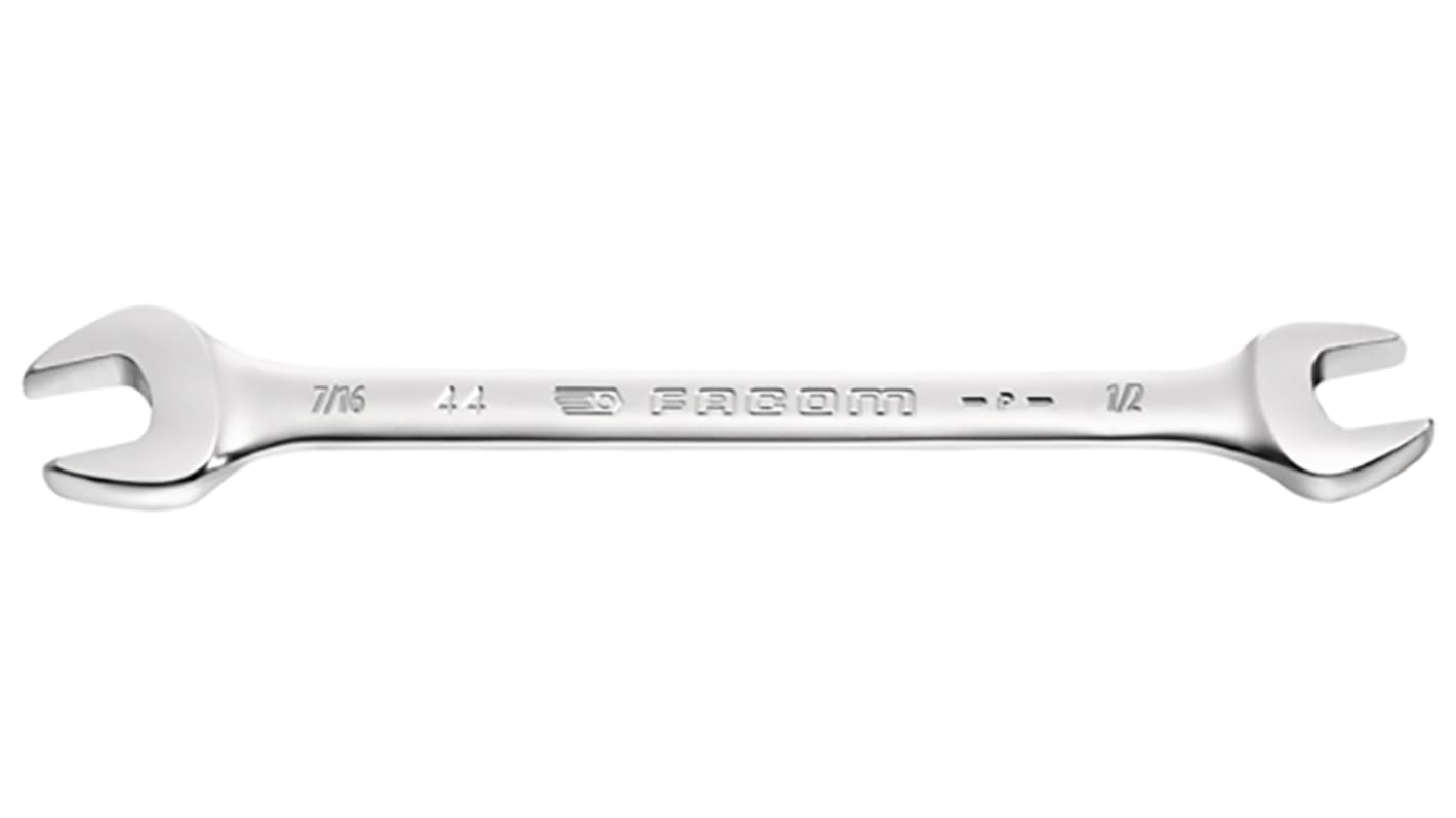 Facom, SW 3/8 x 7/16 Zoll, SW 3/8 in, 7/16Zoll Doppelgabelschlüssel doppelseitig, Länge 152 mm