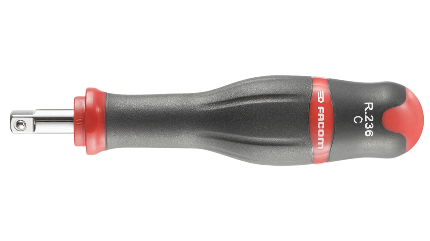 R.236CA Square Nut Driver, 1/4 in Tip, 130 mm Overall RS