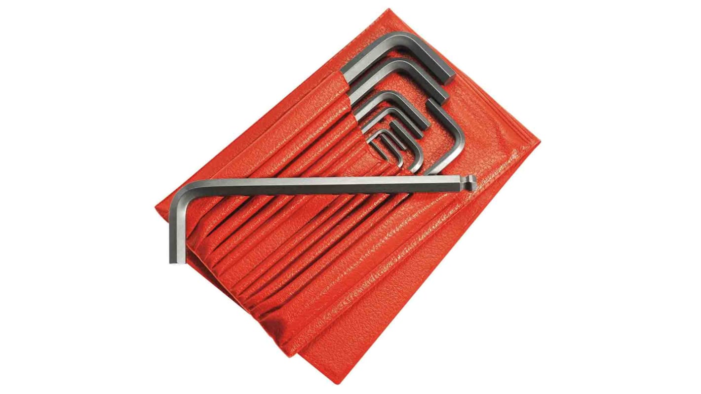 Facom 12 piece Metric Hex Key Set, 1.5mm