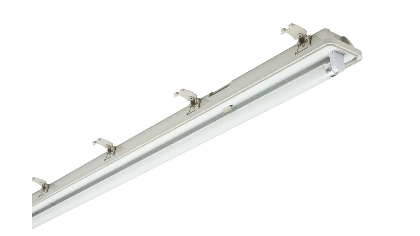 RS PRO Leuchtstoffröhren Lichtleiste, 230 V / 58 W, 90 mm x 94 mm x 1,56 m