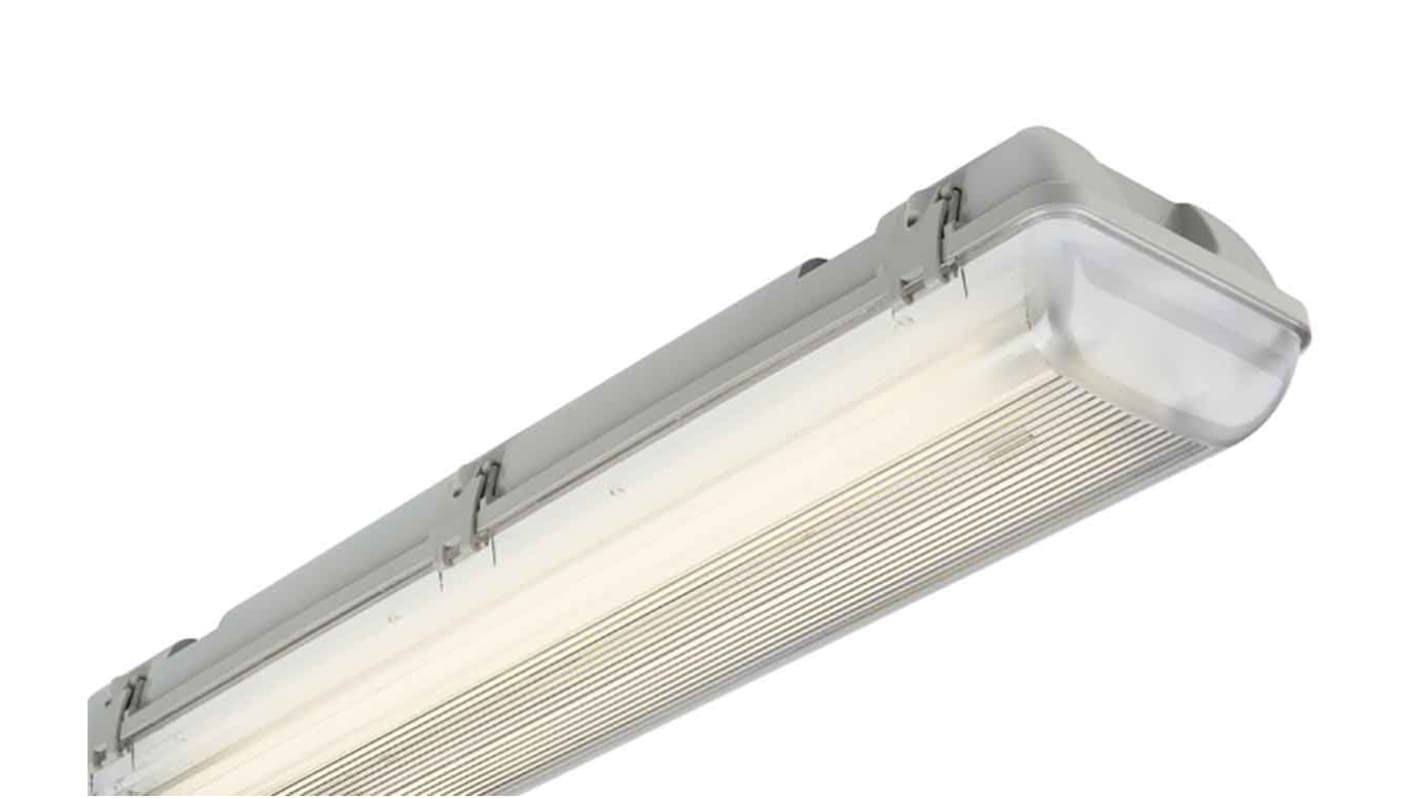 Oprawa świetlna 116 W, Awaryjne 230 V, 2 świetlówki IP65, 1563 x 129 x 90 mm