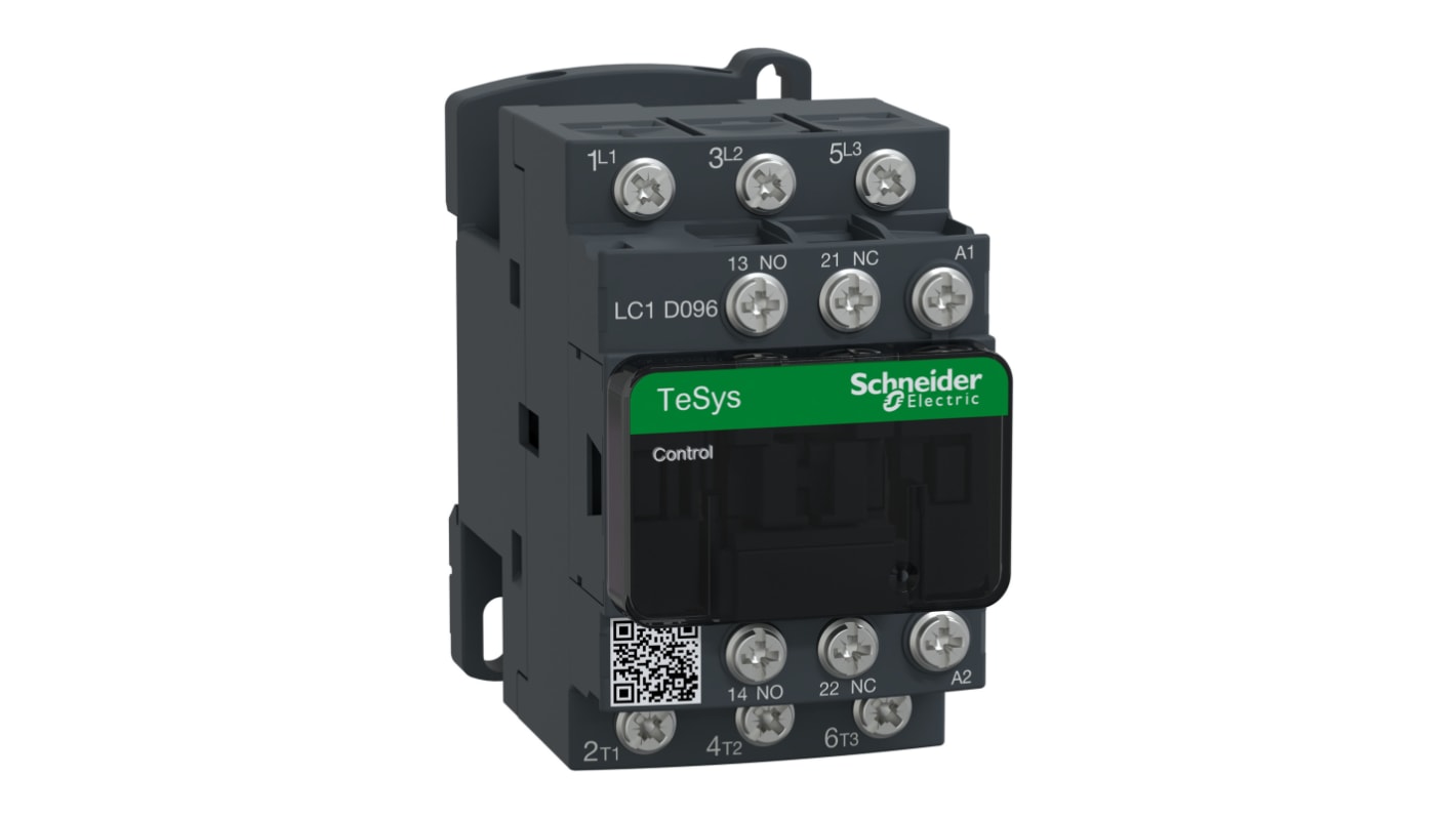 Schneider Electric TeSys D LC1D Leistungsschütz 220 V ac-Spule, 3 -polig , 300 V dc, 690 V ac / 25 A 5,5 kW 3 Schließer