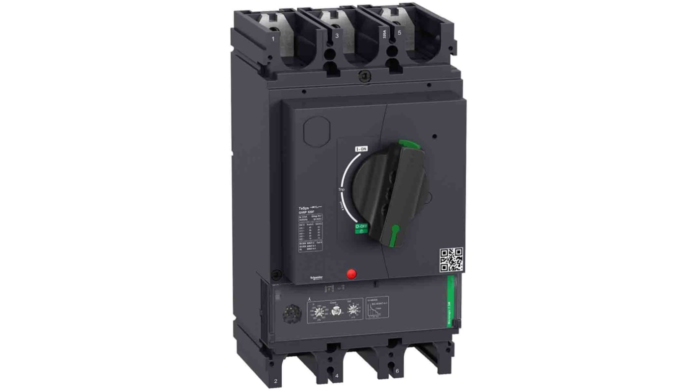 Interruptor automático 3P, 320A, Poder de corte 36 kA GV6P320F, TeSys, Montaje en Carril DIN