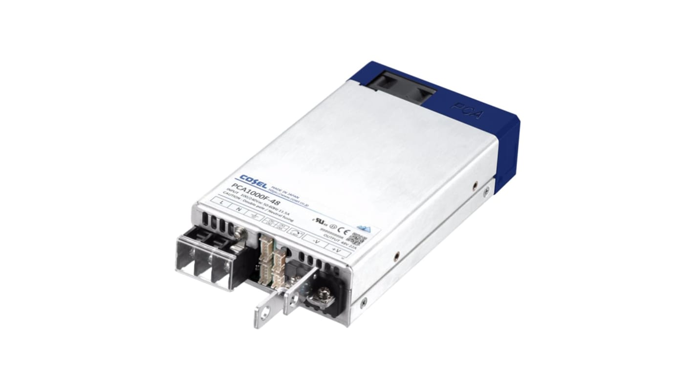 Cosel Switching Power Supply, PCA1000F-5, 5V dc, 200A, 1kW, 1 Output, 85 → 264V ac Input Voltage