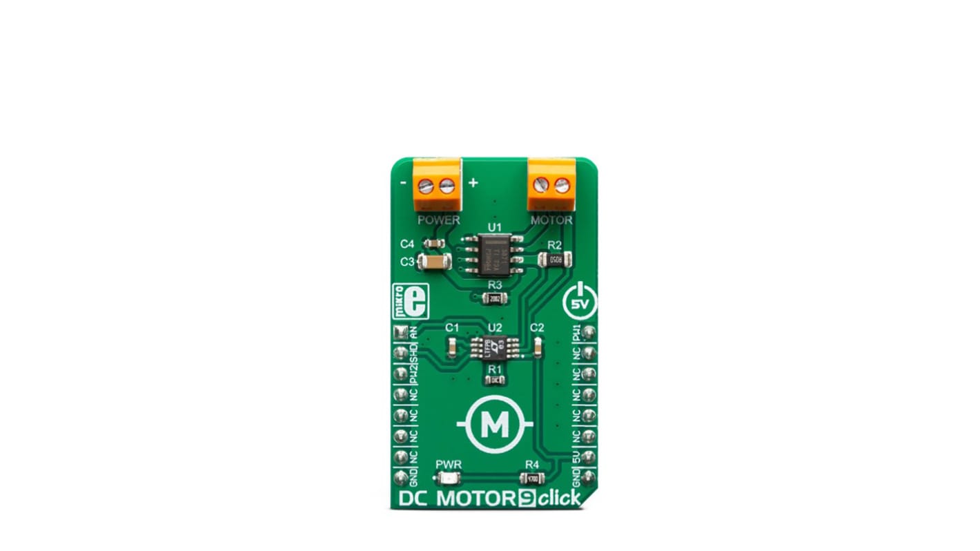 MikroElektronika DR8871 Entwicklungsbausatz Spannungsregler, DC Motor 9 Click