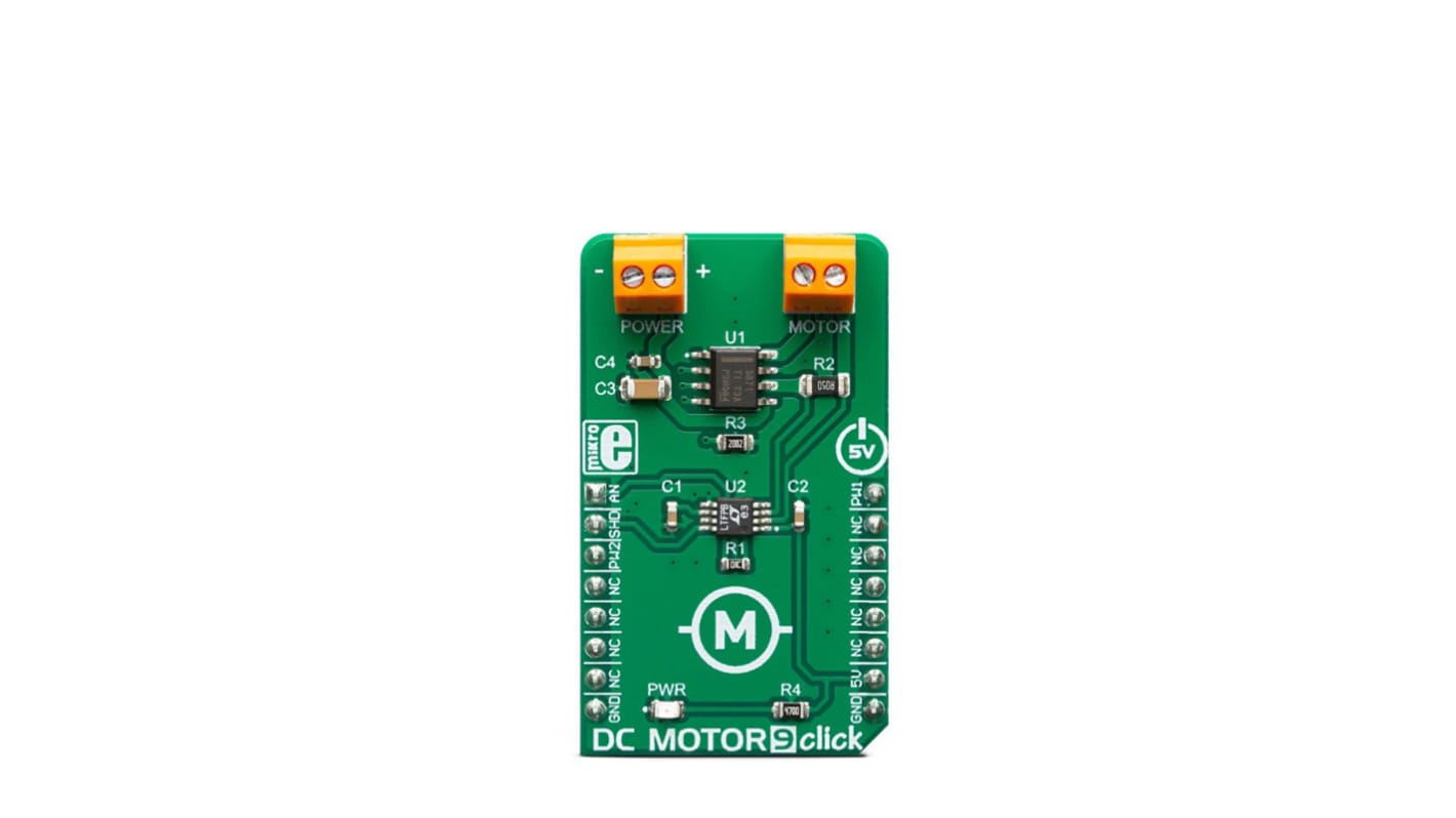 Vývojová sada pro řízení napájení, DC Motor 9 Click, MikroElektronika