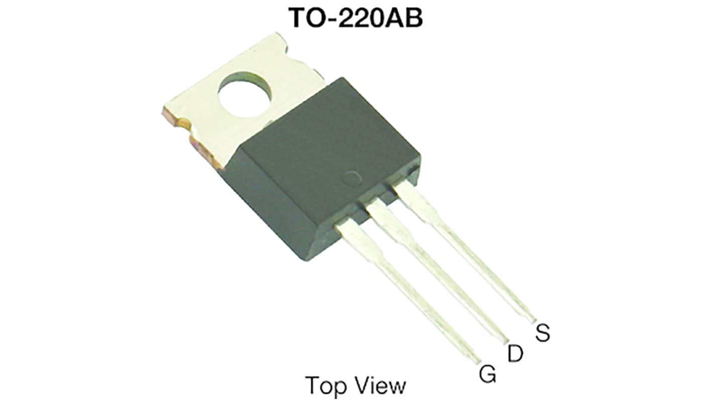 Vishay Nチャンネル MOSFET40 V 150 A スルーホール パッケージTO-220AB 3 ピン