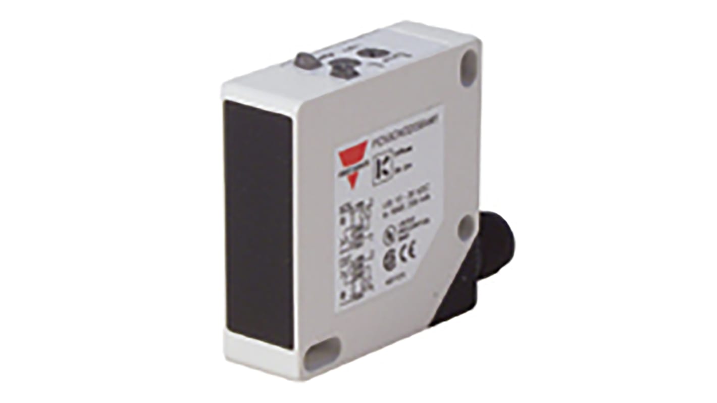 Fotocélula rectangular Carlo Gavazzi, Sistema Barrera de Luz, alcance 20 m, salida PNP/NPN NO/NC, Conector Cableado