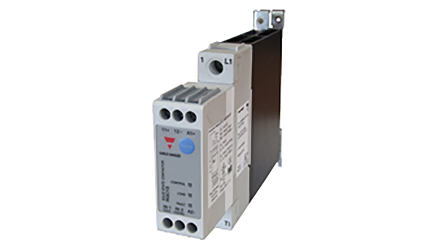 Relé de estado sólido Carlo Gavazzi RGC1S de 1 polo, control 4→ 32 V CC, carga 42→ 600V ac, 25 A máx.,