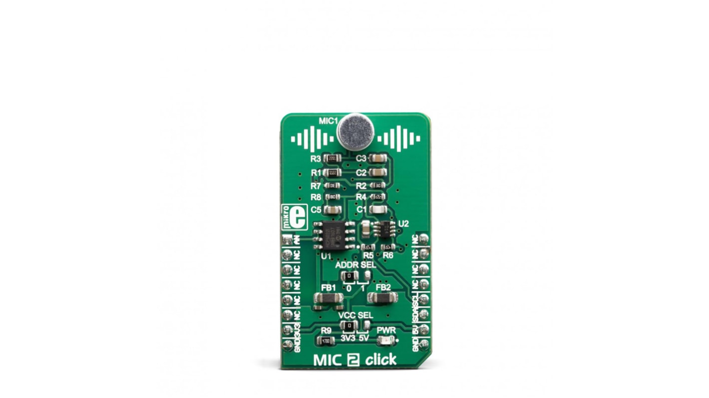 Vývojová sada pro analogové obvody, MIC 2 Click, MCP6022, MikroElektronika