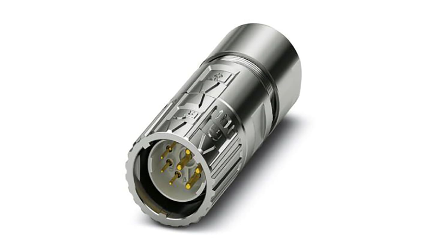 Phoenix Contact Circular Connector, 8 Contacts, Cable Mount, M23 Connector, Plug, Male, IP66, IP68, IP69K, M23 PRO