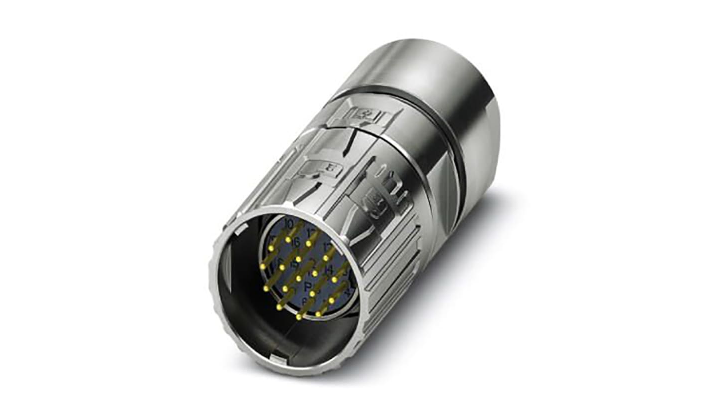 Phoenix Contact Circular Connector, 17 Contacts, Cable Mount, M23 Connector, Plug, Male, IP66, IP68, M23 PRO Series
