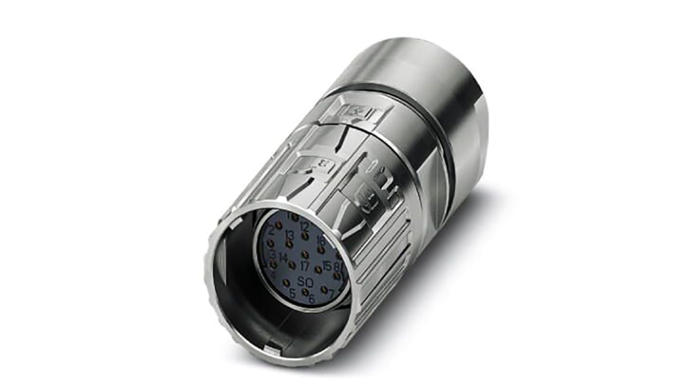 Phoenix Contact Circular Connector, 17 Contacts, Cable Mount, M23 Connector, Socket, Female, IP66, IP68, M23 PRO Series