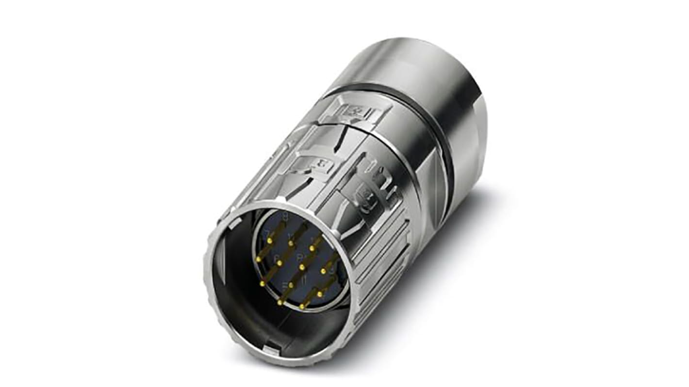 Phoenix Contact Circular Connector, 12 Contacts, Cable Mount, M23 Connector, Plug, Male, IP66, IP68, M23 PRO Series