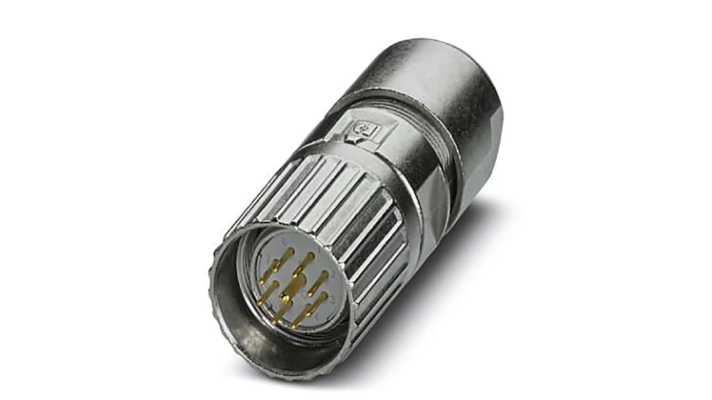 Phoenix Contact Circular Connector, 9 Contacts, Cable Mount, M23 Connector, Plug, Male, IP66, IP68, M23 PRO Series