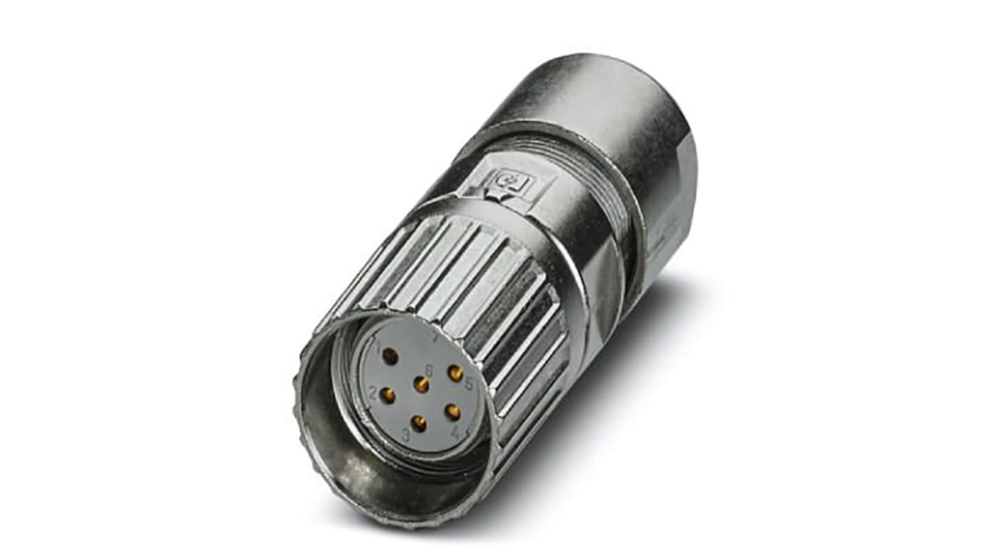 1629236 | Phoenix Contact Circular Connector, 6 Contacts, Cable Mount ...