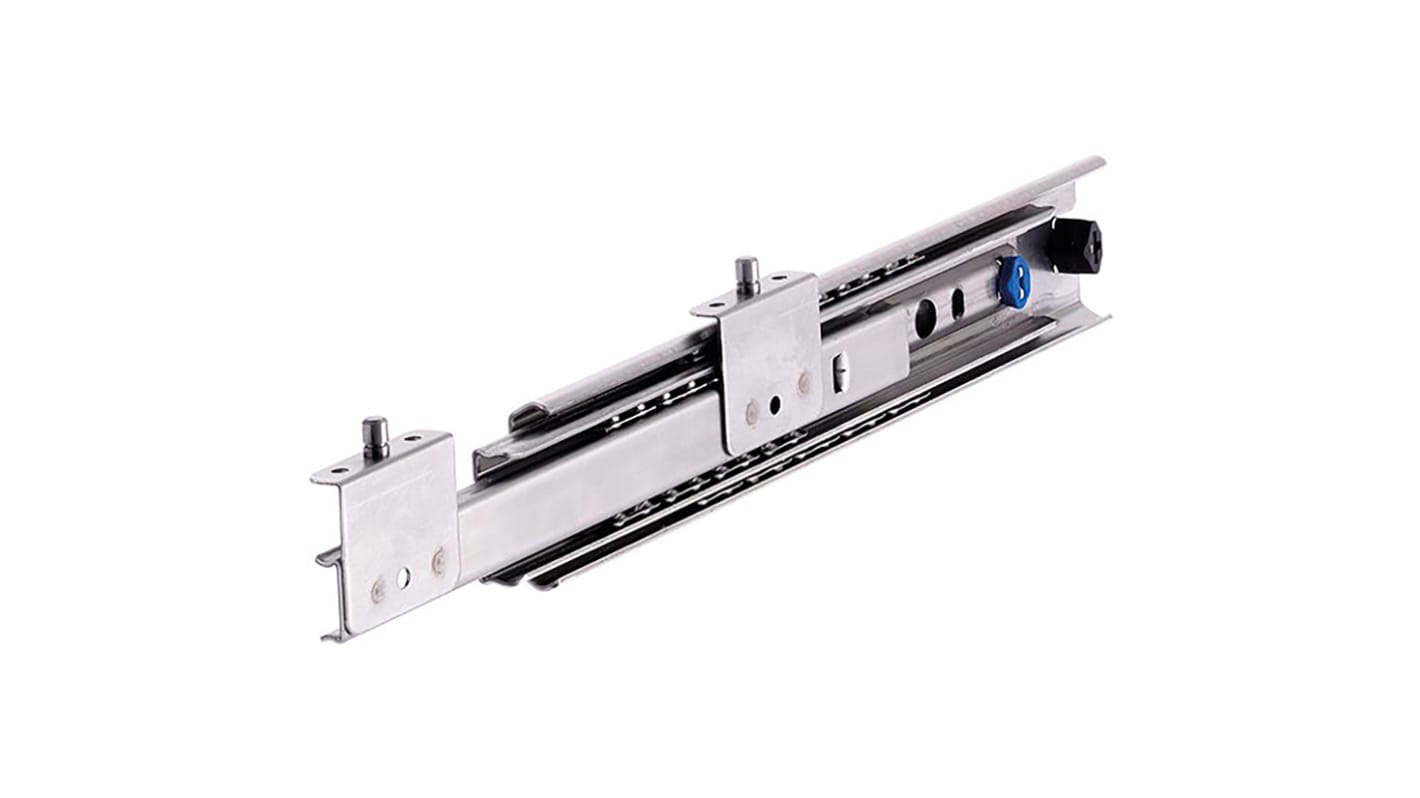 Accuride Self Closing Stainless Steel Drawer Runner, 350mm Closed Length, 120kg Load