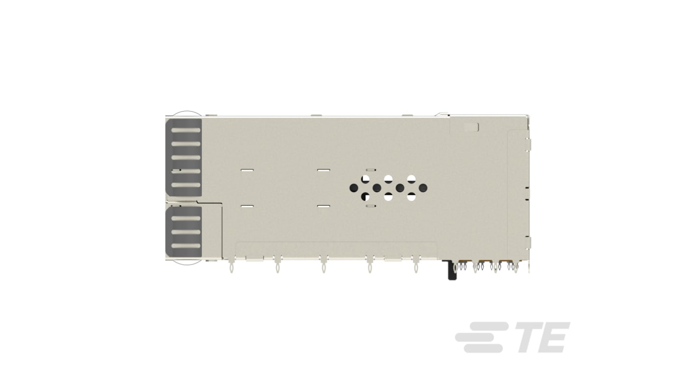 TE Connectivity SFP56, 12 Port, 20 Utas, Nő, Csatlakozó és rekesz