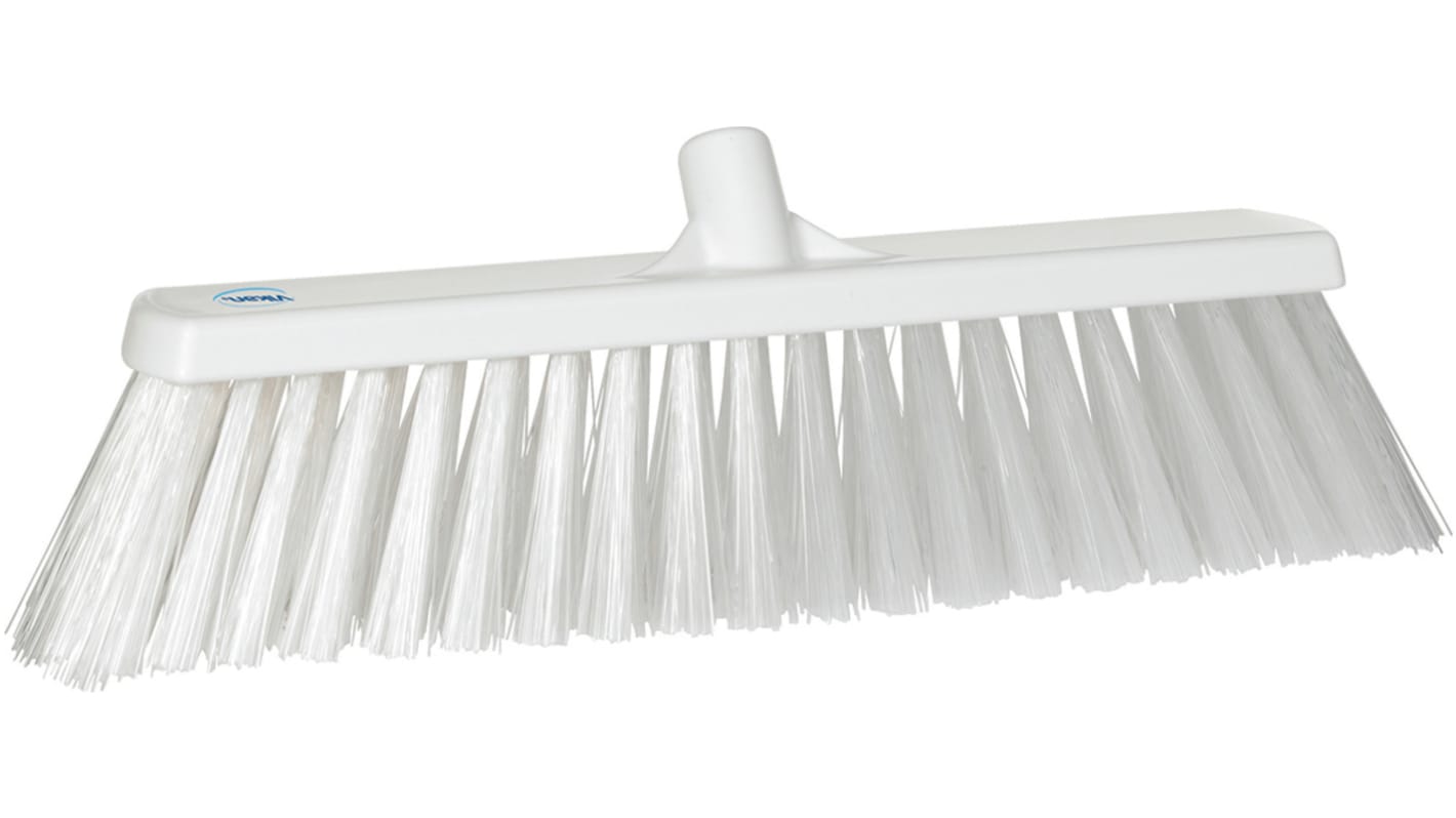 Vikan Broom, White With PET Bristles