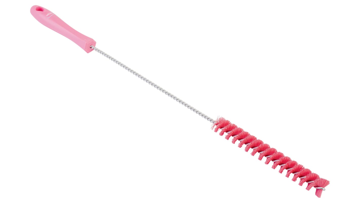 Scovolino Vikan, con setole in PET di 9mm, colore Rosa