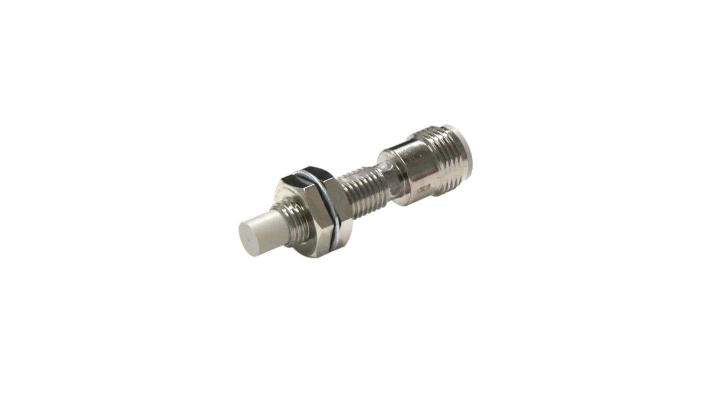 Omron E2E-NEXT Series Inductive Barrel-Style Proximity Sensor, M8 x 1, 8 mm Detection, PNP Output, 10 → 30 V dc,