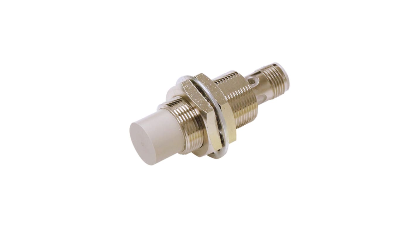 Omron E2E-NEXT Series Inductive Barrel-Style Proximity Sensor, M18 x 1, 16 mm Detection, NPN Output, 10 → 30 V