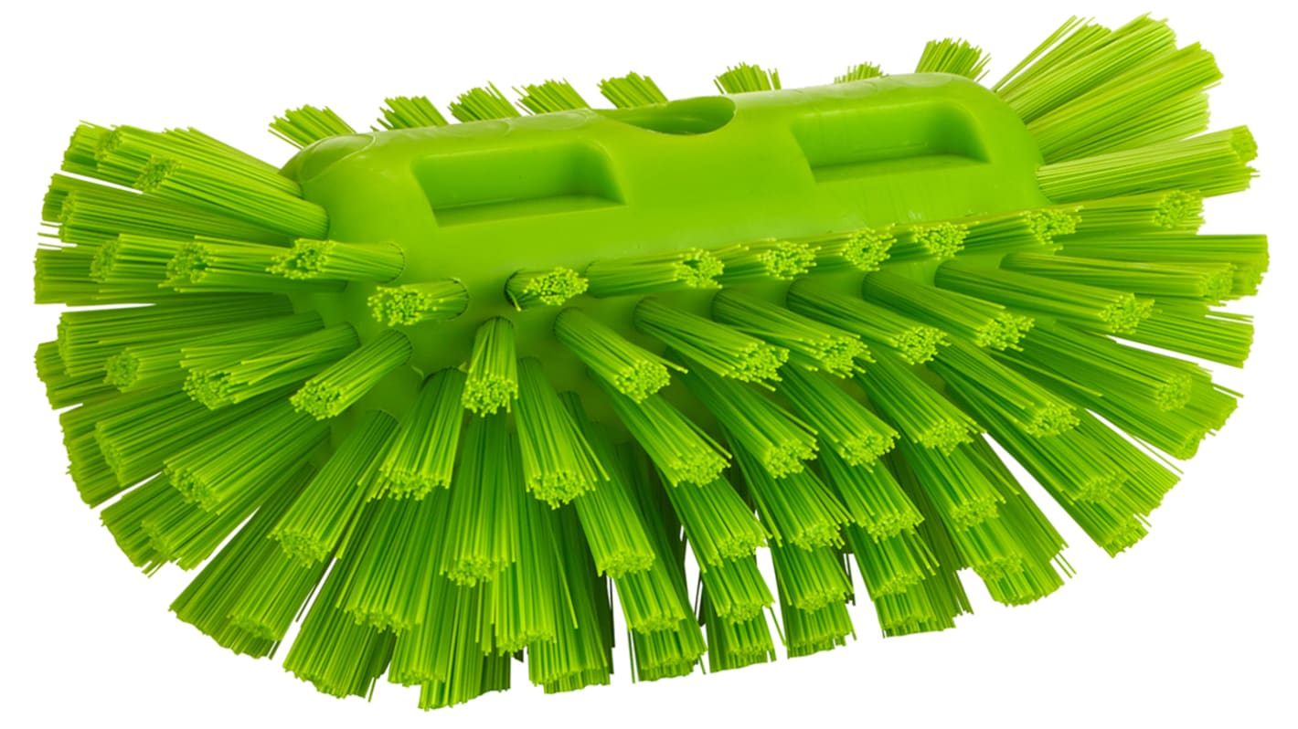 Vikan Hard Bristle Scrubbing Brush, 40mm bristle length, PET bristle material