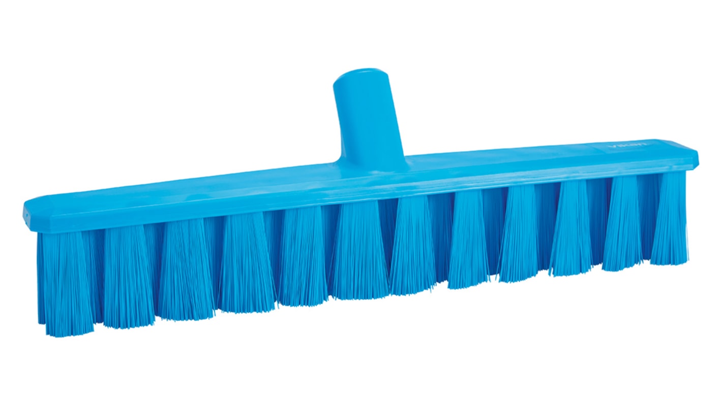 Vikan Broom, Blue With PET Bristles