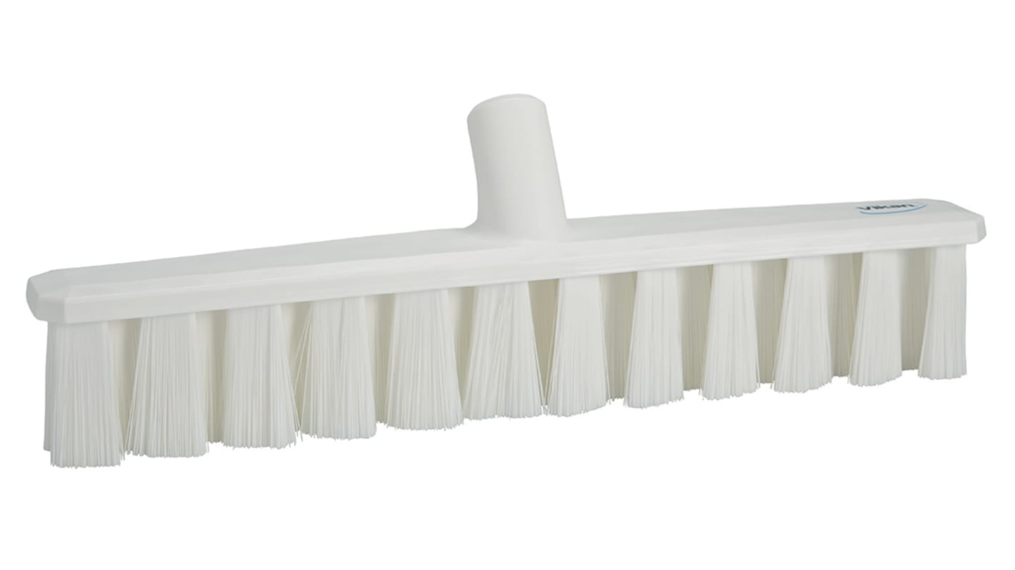 Vikan Broom, White With PET Bristles