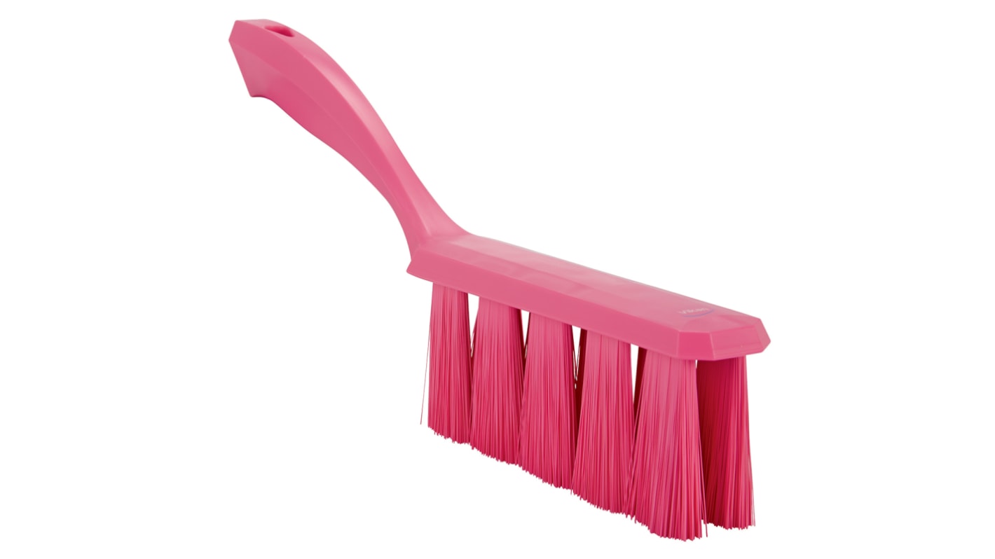 Vikan Pink Hand Brush, PET bristle material