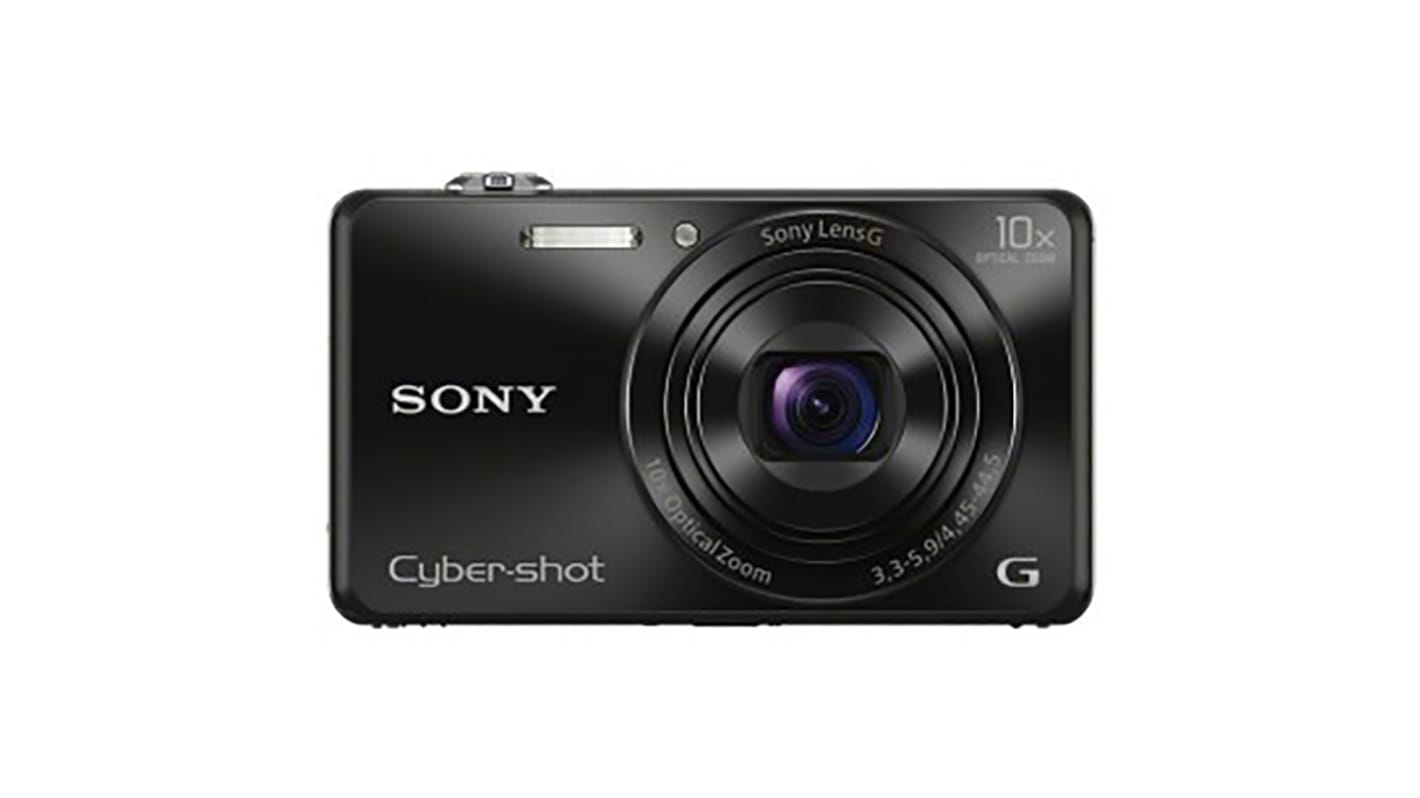 Sony DSC-WX220 Kompakt Digitalkamera 2.7Zoll LCD 18.2MP 10X Optischer Zoom 153 (VGA)X Digital Zoom Schwarz WLAN