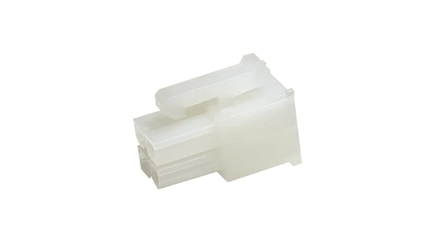 Carcasa de conector de crimpado Molex 39-01-2045, Serie Mini-Fit, paso: 4.2mm, 4 contactos, 2 filas, Hembra, Montaje de