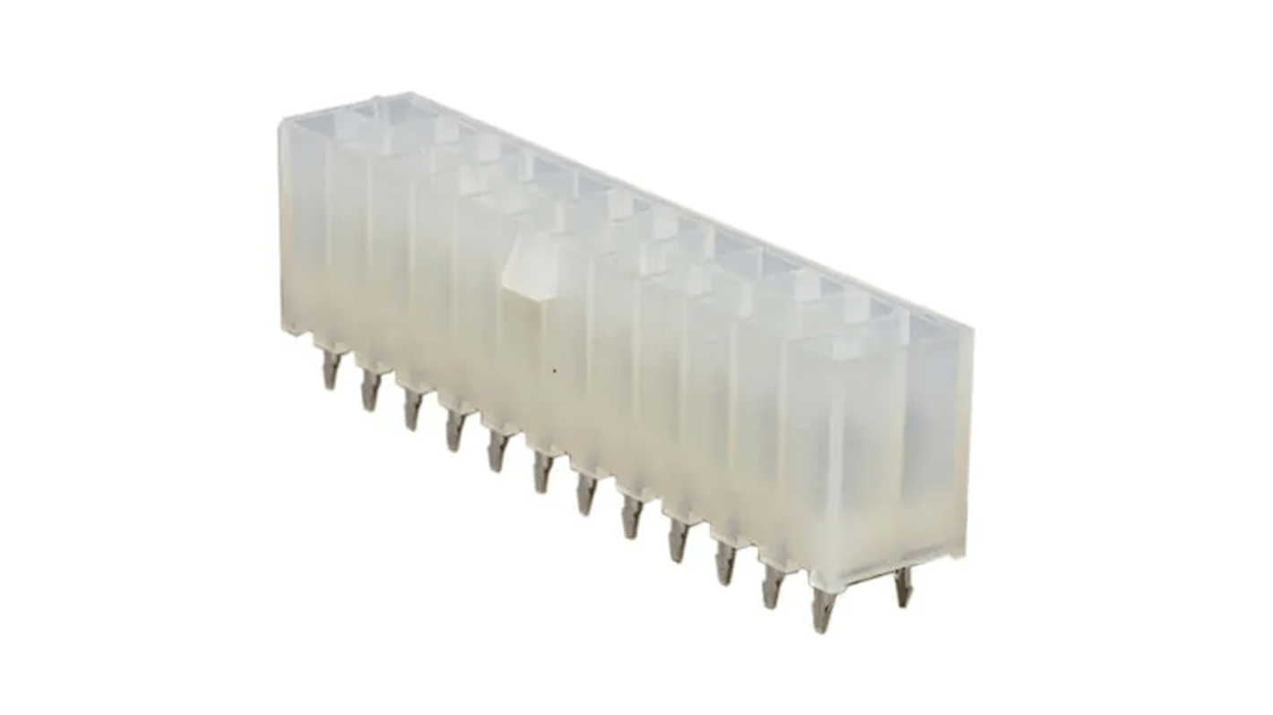 39-28-1243 | Molex Mini-Fit Jr. Series Straight Through Hole PCB Header ...