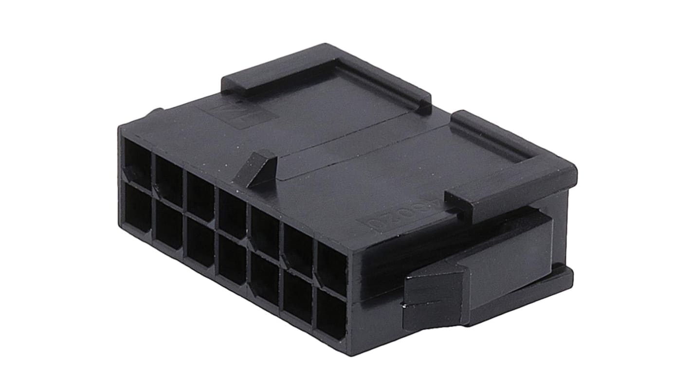 Molex, Micro-Fit Male Crimp Connector Housing, 3mm Pitch, 14 Way, 2 Row