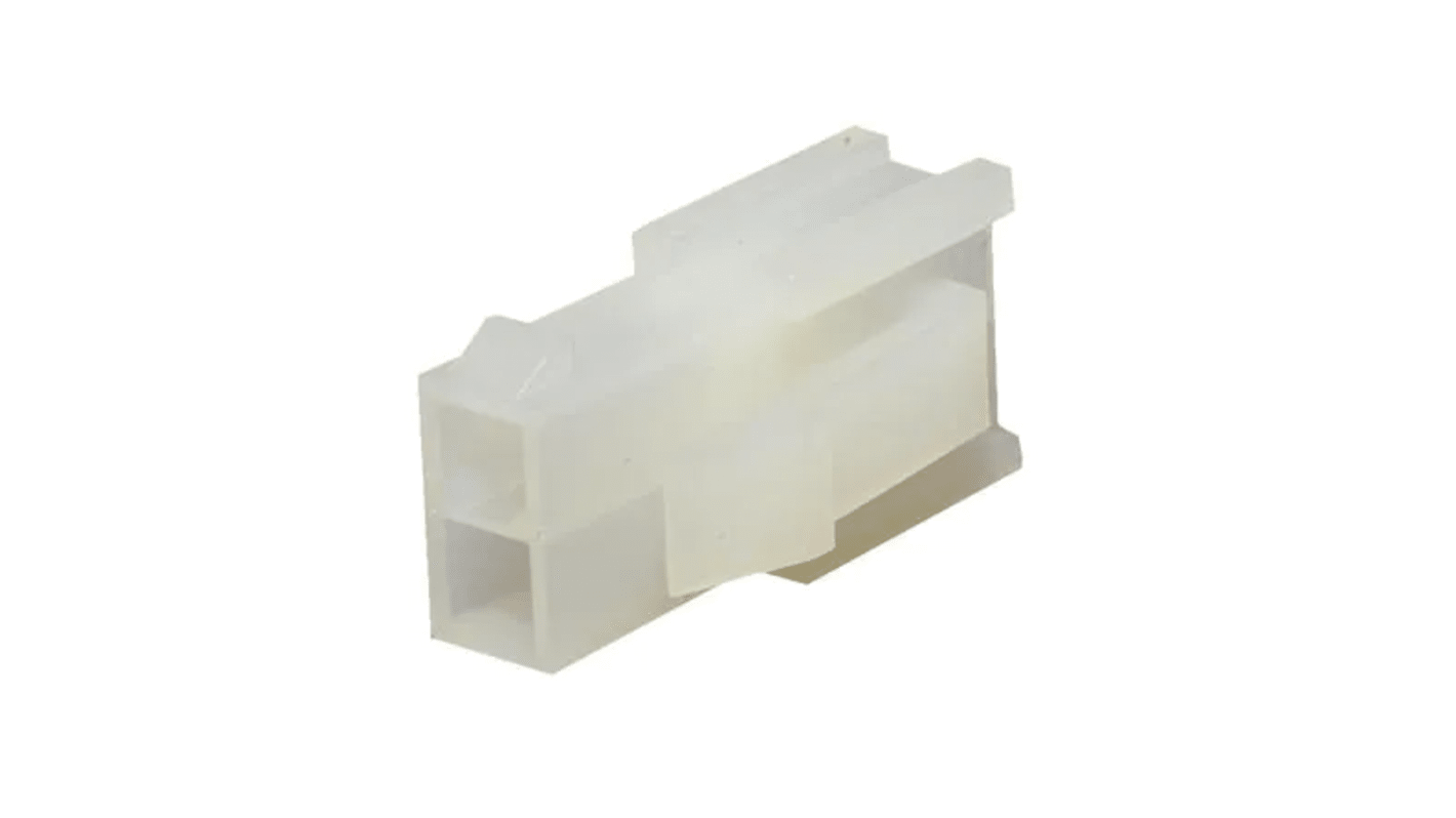 Molex, Mini-Fit Male Crimp Connector Housing, 4.2mm Pitch, 2 Way, 2 Row