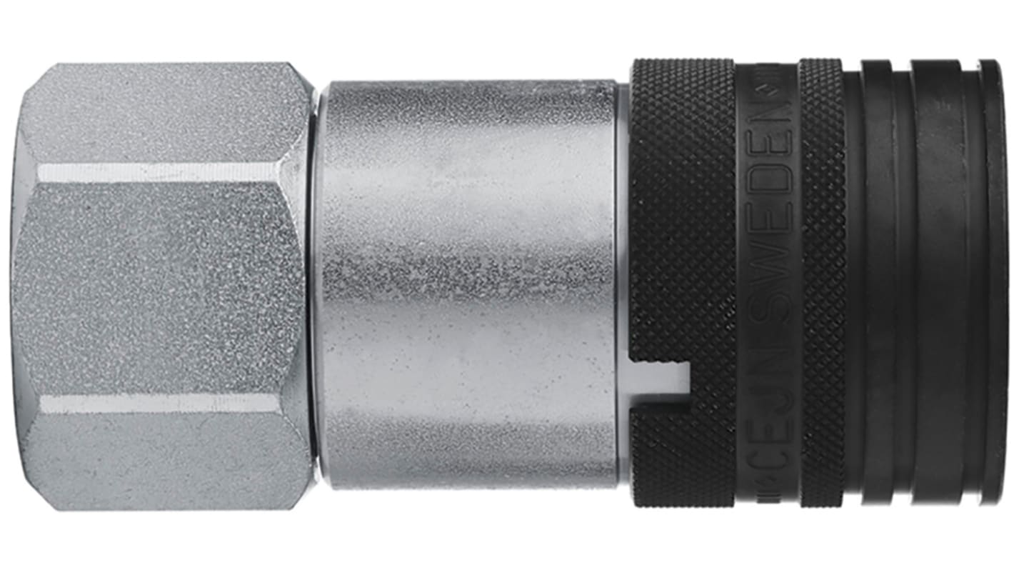 CEJN 765 Hydraulik-Schnellkupplung für ISO-Norm 16028, Buchse Stahl, 1Zoll
